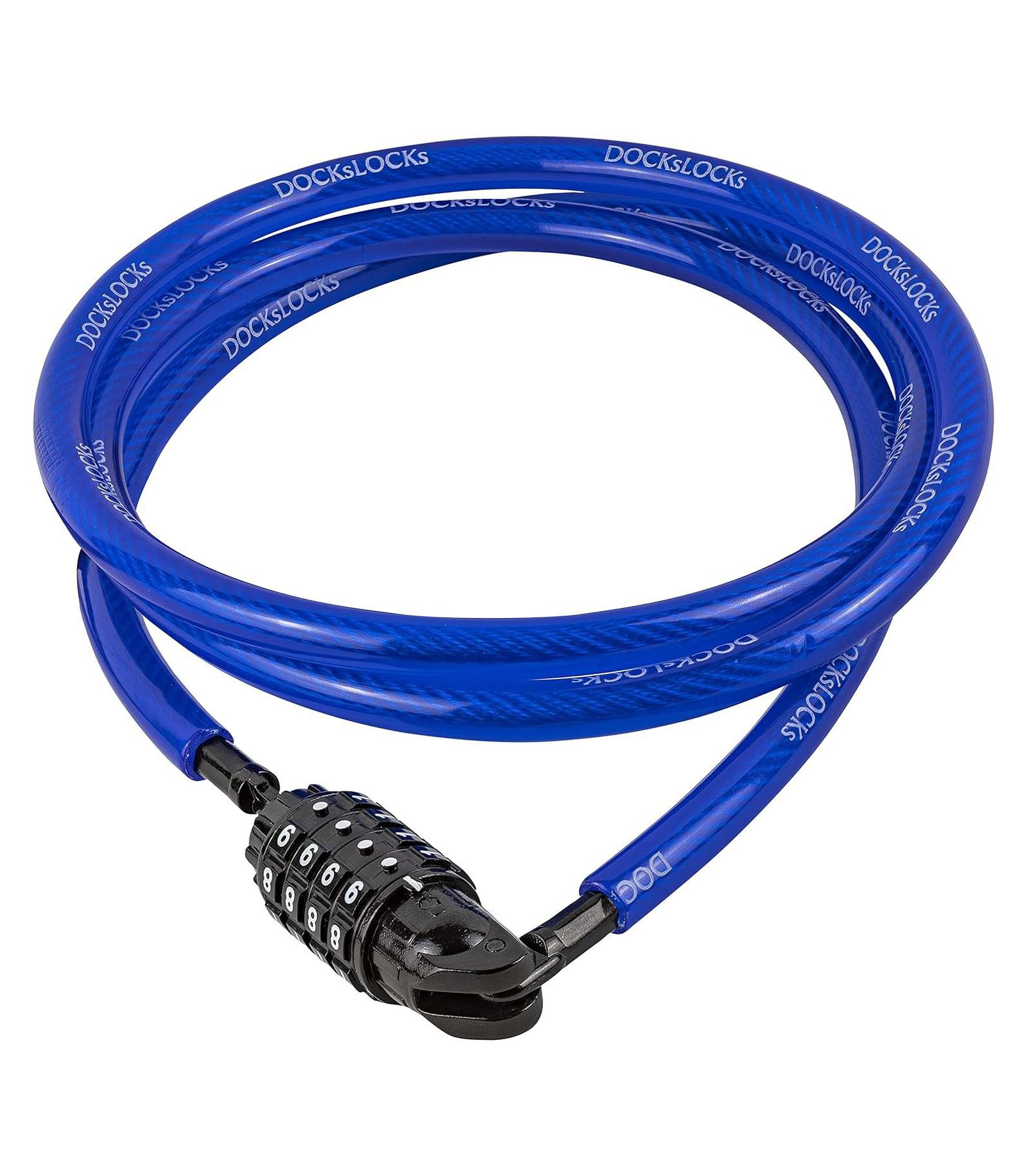 Weatherproof Straight Security Cable Lock with Resettable Combination, Anti-Theft Protection for Kayak, Bike, Paddleboard 5ft