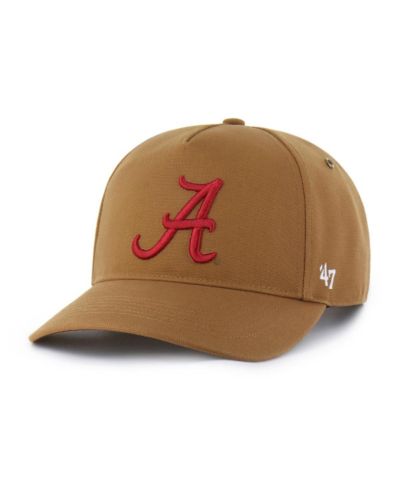 '47 Brand X Carhartt Мужская и женская коричневая регулируемая кепка Alabama Crimson Tide Hitch
