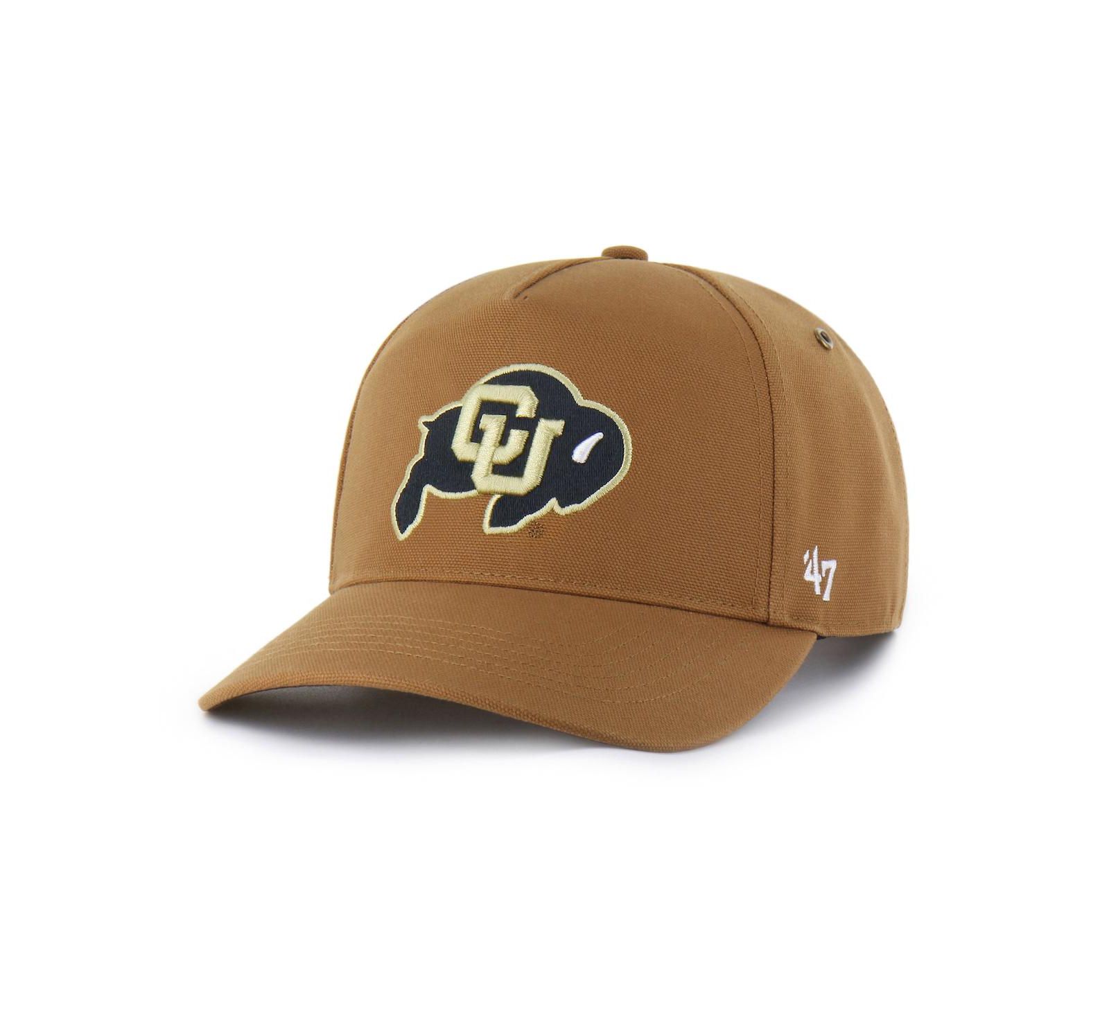 Мужская и женская регулируемая кепка '47 Brand X Carhartt Brown Colorado Buffaloes Hitch