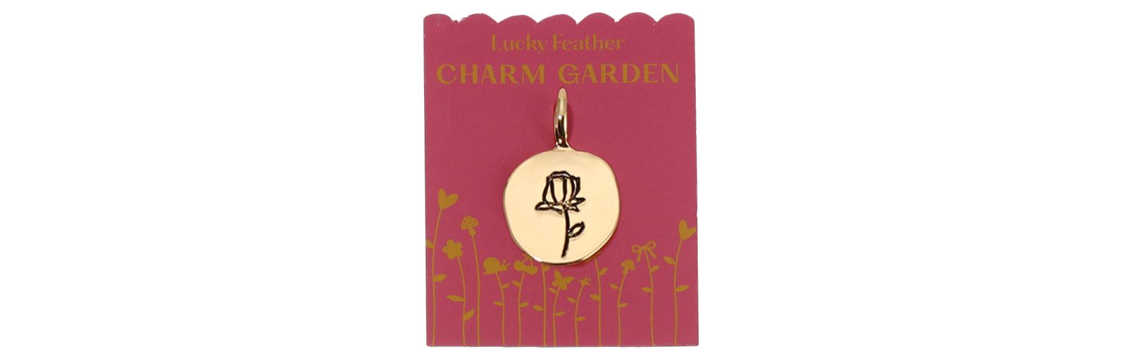 Lucky Feather Charm Garden LOVE