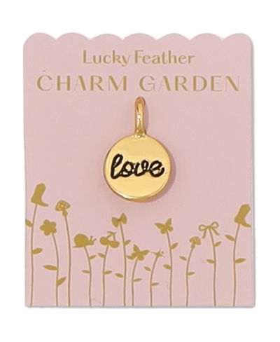 Подвеска Lucky Feather Charm Garden Scripty LOVE DISC