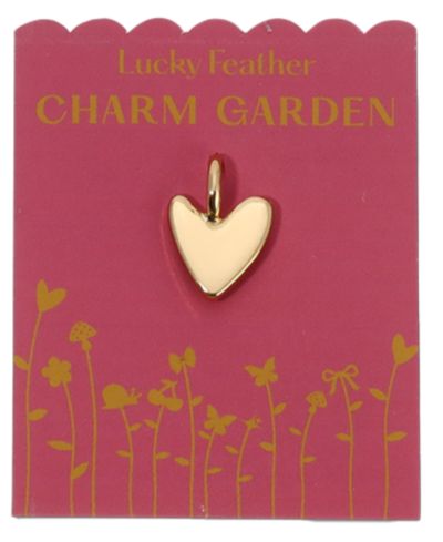 Подвеска Lucky Feather Charm Garden LOVE Organic Heart