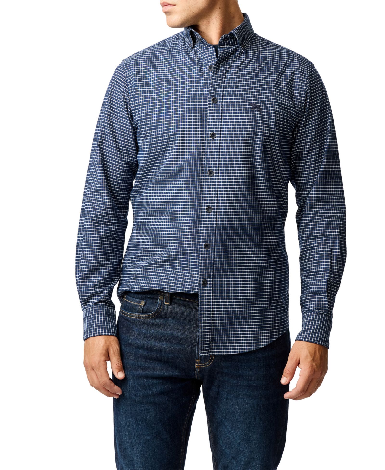 Мужская рубашка Rodd & Gunn Oxford Riverhead Check Sports Fit