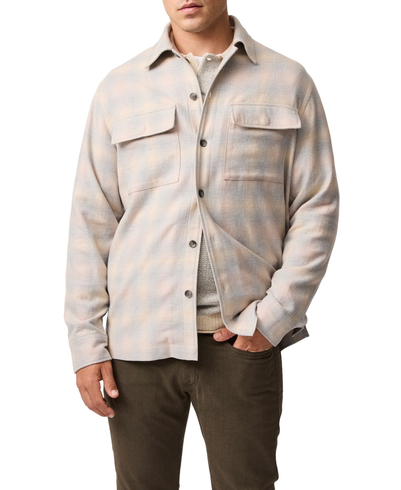 Мужская рубашка Rodd & Gunn Grey Town Long Sleeve