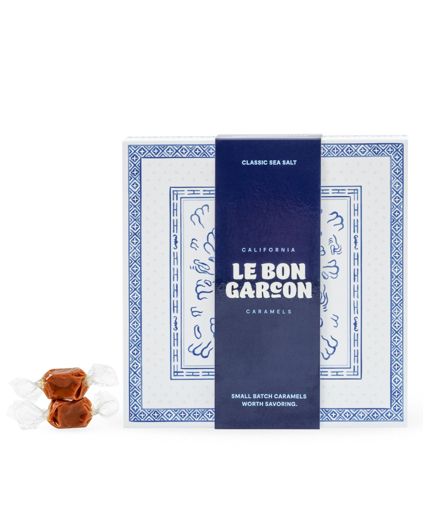 Le Bon Garcon Classic Sea Salt Caramels Box, 6 oz.