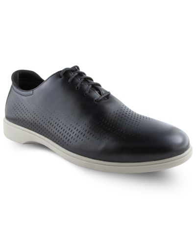 DEER STAGS Men's Valencia Comfort Perforated Dress Oxford