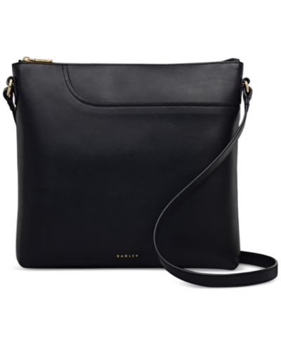 Radley London большая кожаная сумка Crossbody Ziptop Pockets