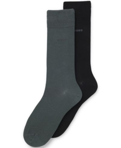 Hugo Boss Мужские носки сплошного цвета, 2-Pack