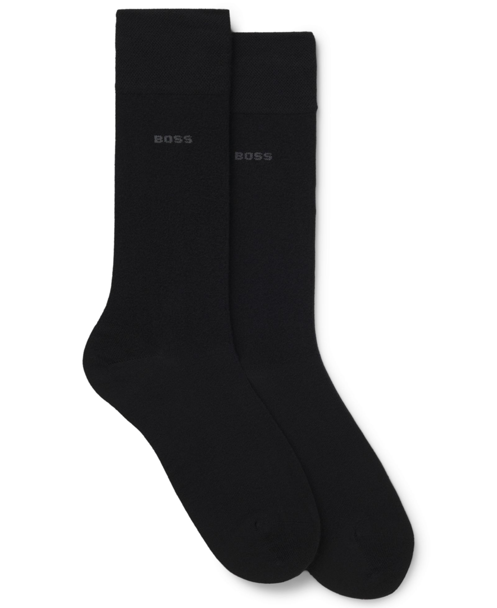 Men's 2-Pack Solid Regular Length Socks, 2-Pack