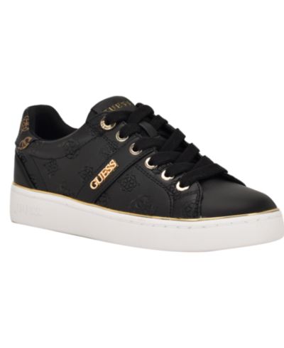 GUESS Women's Britz Low Profile Lace-Up Sneakers