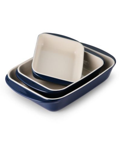 Набор посуды для выпечки из фарфора Tramontina Mae Enameled, 3-Pc. Bakeware Set