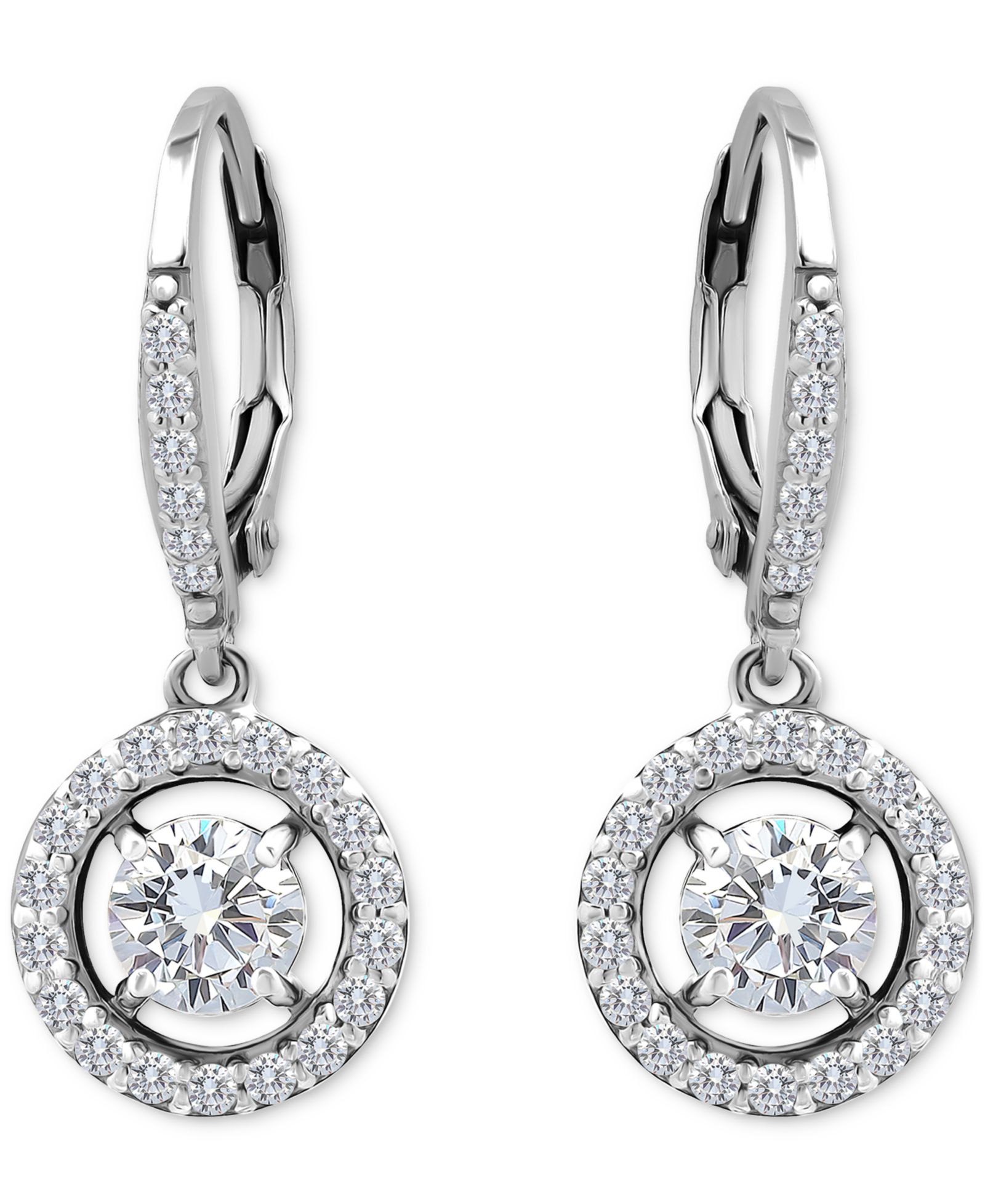 Серьги Giani Bernini Round Drop в 18K Gold Plated Sterling Silver