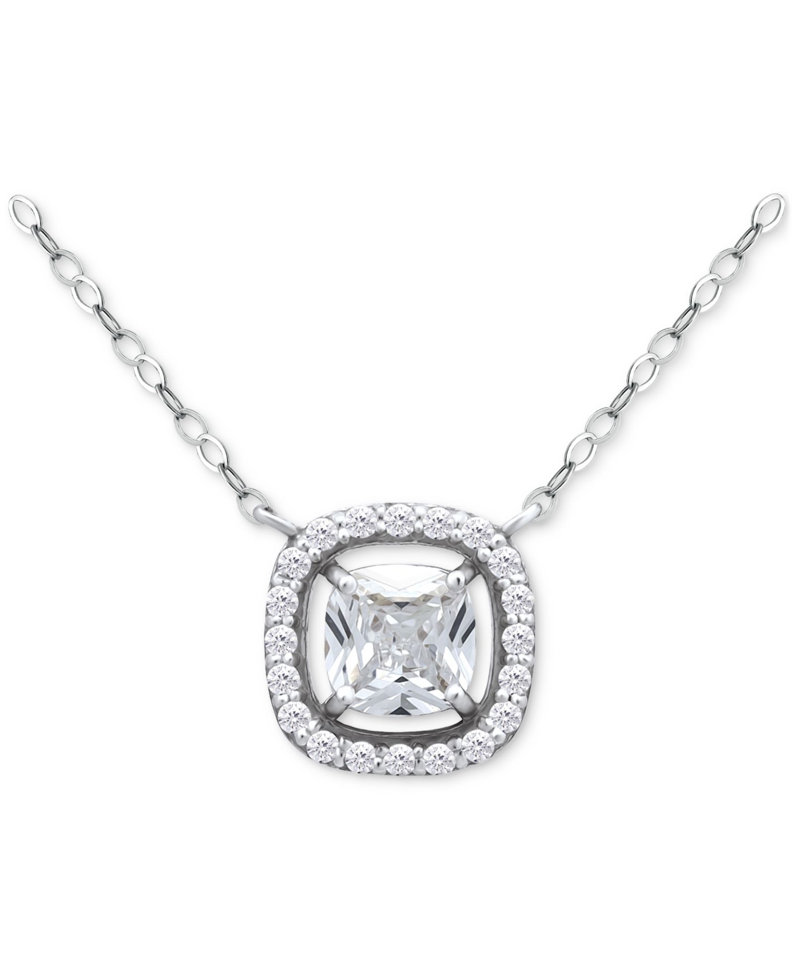 Giani Bernini Necklace (1-5/8 ct. t.w.) in 18K Gold Plated Sterling Silver, Macy's Exclusive