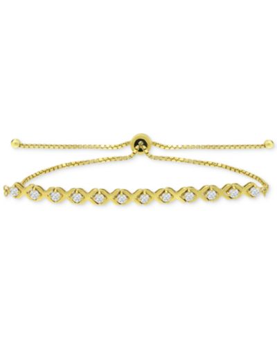 Браслет Giani Bernini Cubic Zirconia XO Bolo
