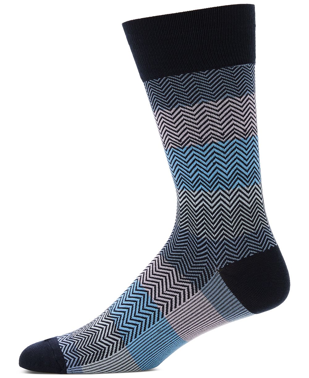 Мужские носки Perry Ellis Portfolio с зигзагообразным узором