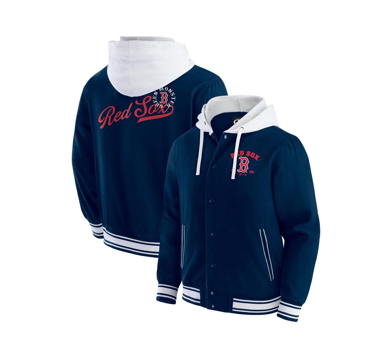 Darius Rucker Collection by Fanatics Men's Navy Boston Red Sox Full-Snap Hooded Jacket