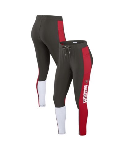 Женские леггинсы WEAR by Erin Andrews Pewter/Red Tampa Bay Buccaneers Color-Block