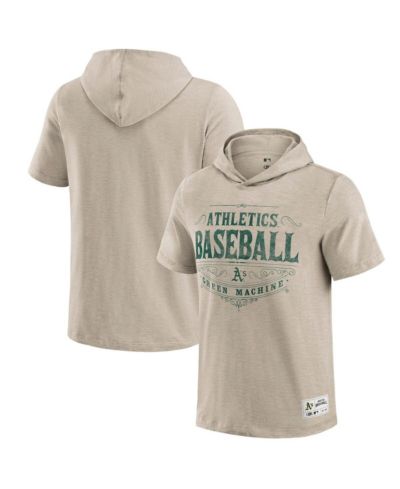 Darius Rucker Collection by Fanatics Men's Tan Oakland Athletics Hooded T-Shirt