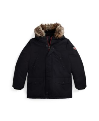 Polo Ralph Lauren Парка для мальчиков с отделкой из искусственного меха