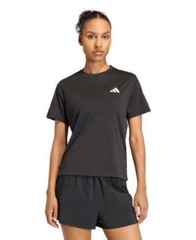 adidas Женская беговая футболка с круглым вырезом