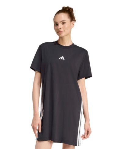 adidas Женская футболка с коротким рукавом 3-Stripes Crewneck