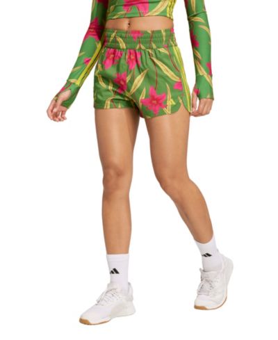 adidas Women's x Farm Rio Mid-Rise Training Shorts