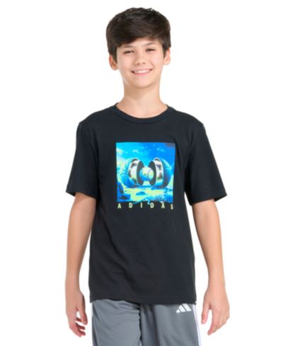 Мальчиковая футболка adidas Boys' 8-20 Short-Sleeve Surreal Sport Nest