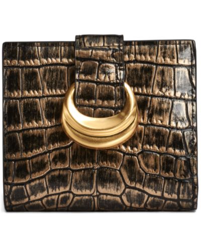 Donna Karan New York Женский маленький кошелек Valley Stream Metallic Croco