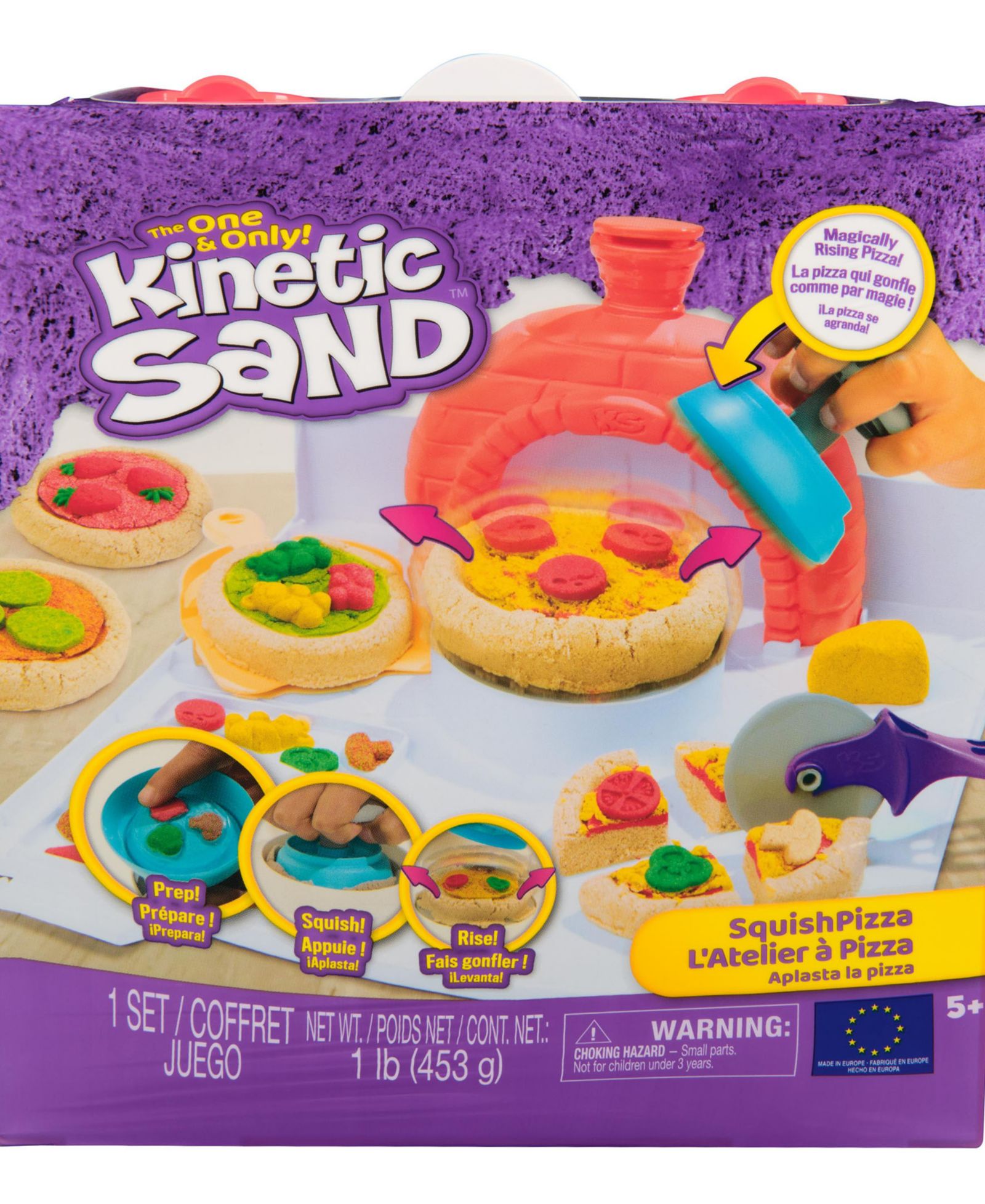 Игровой набор Kinetic Sand SquishPizza Rising