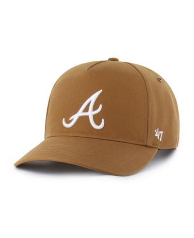 Мужская кепка Carhartt X '47 Brand Brown Atlanta Braves Hitch Adjustable Hat