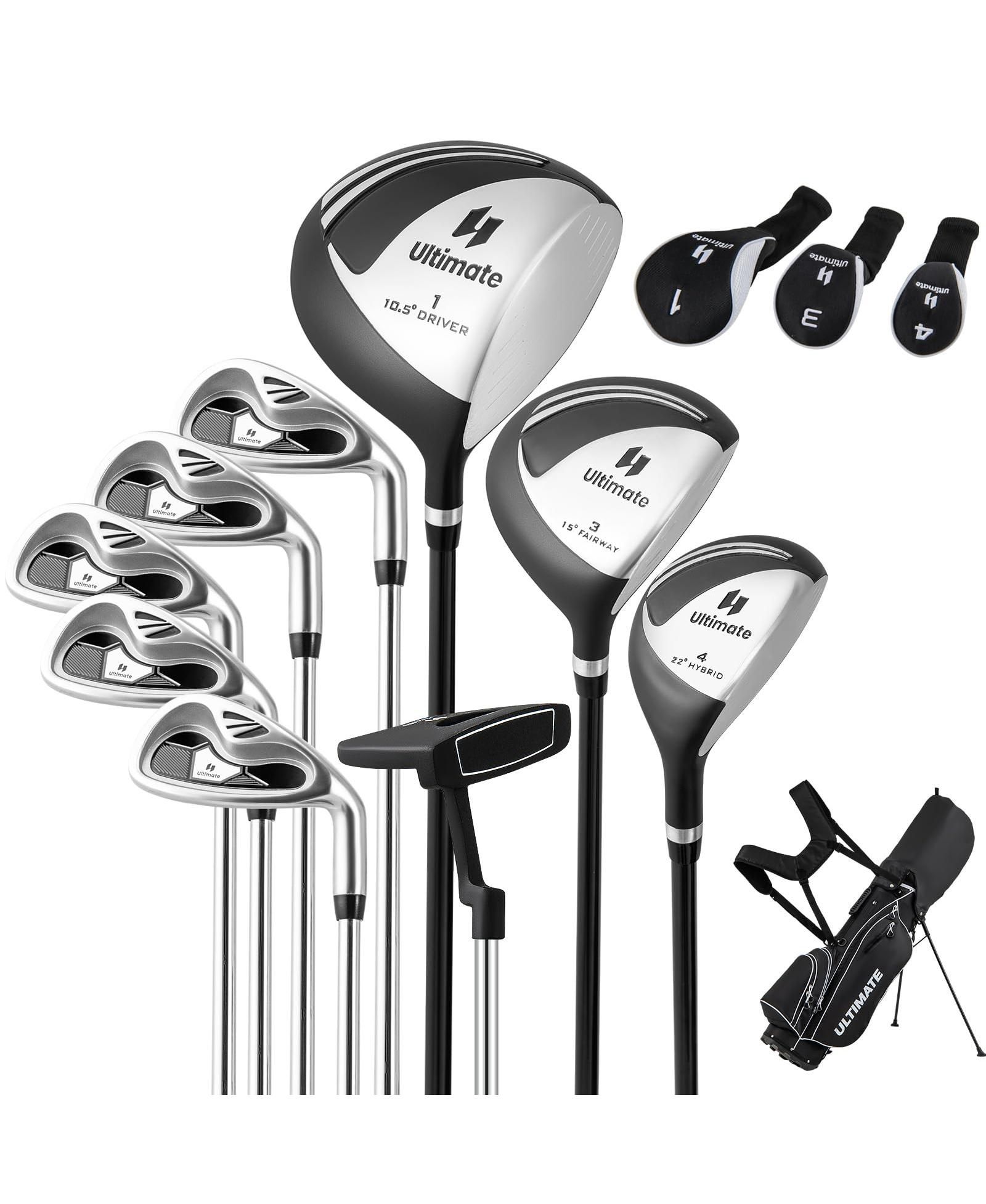Mecale Men s Profile Complete Golf Club Package Set Includes 10 Pieces