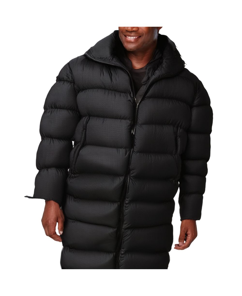 KingSize Men's Long Quilted Puffer Coat