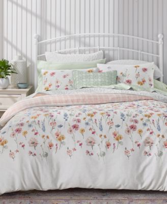 Комплект пододеяльник Charter Club Flora 2-Pc., Twin
