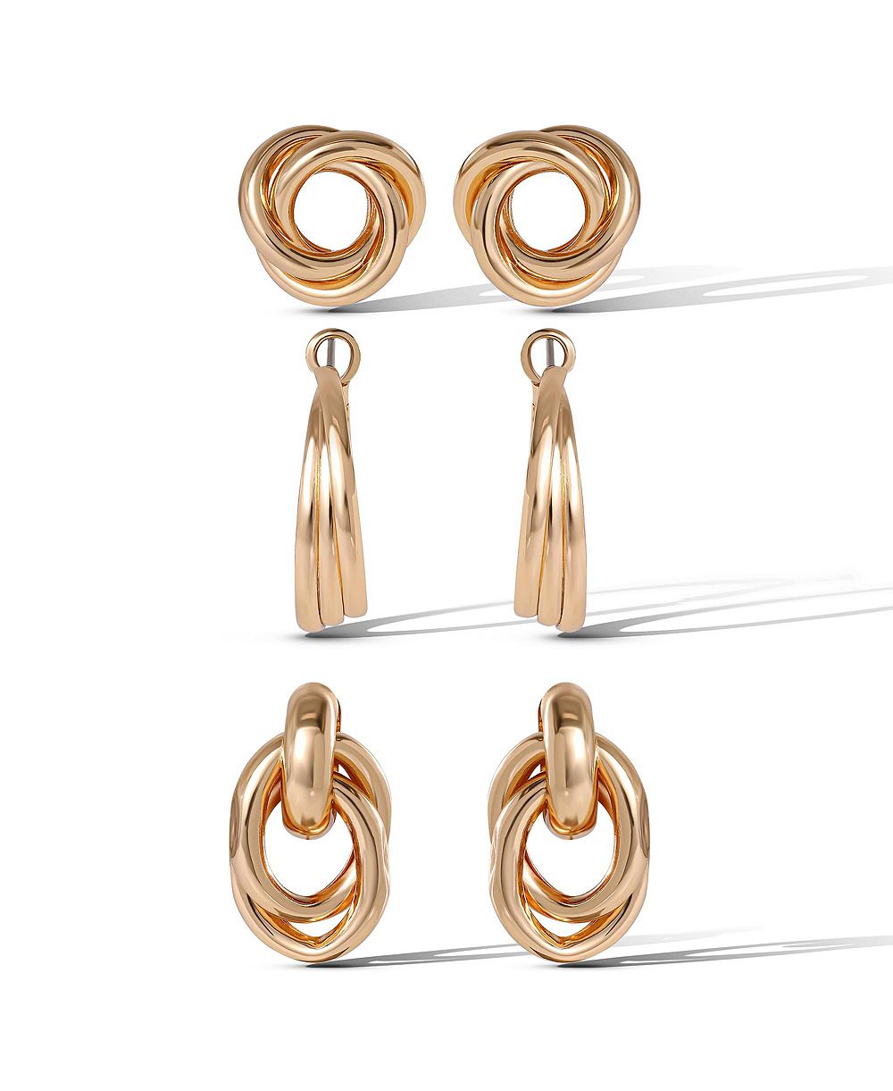 Набор серег Jessica Simpson Mixed Shape