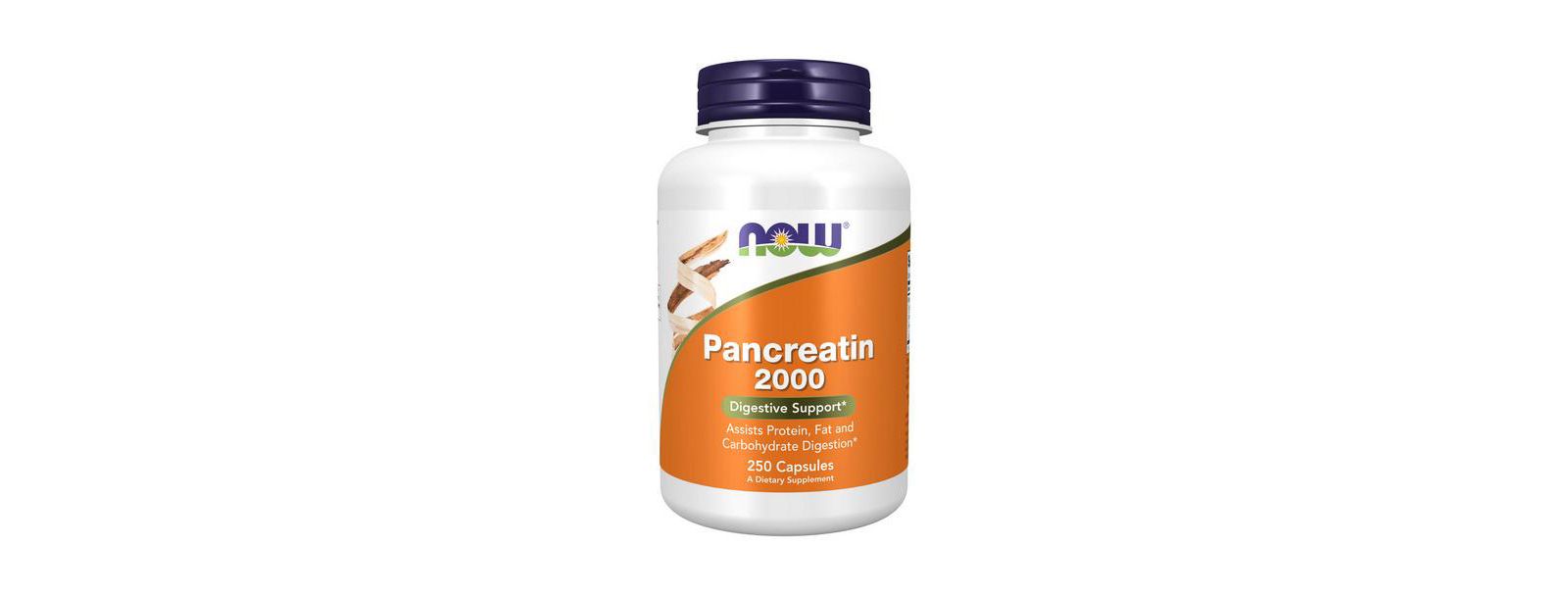 Панкреатин Now Foods, 200 mg, 250 Caps