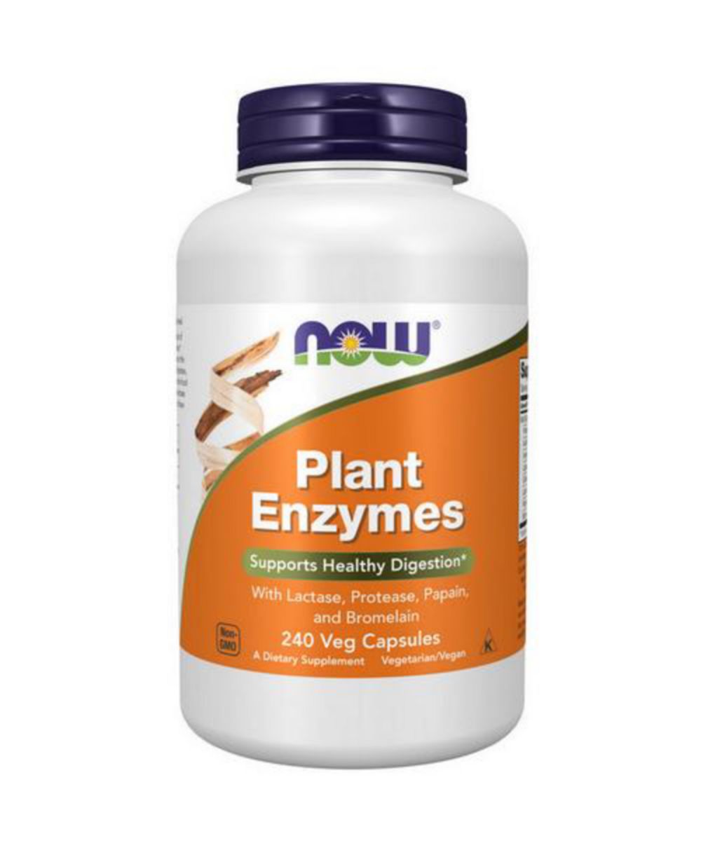 Now Foods растительные ферменты, 240 капсул