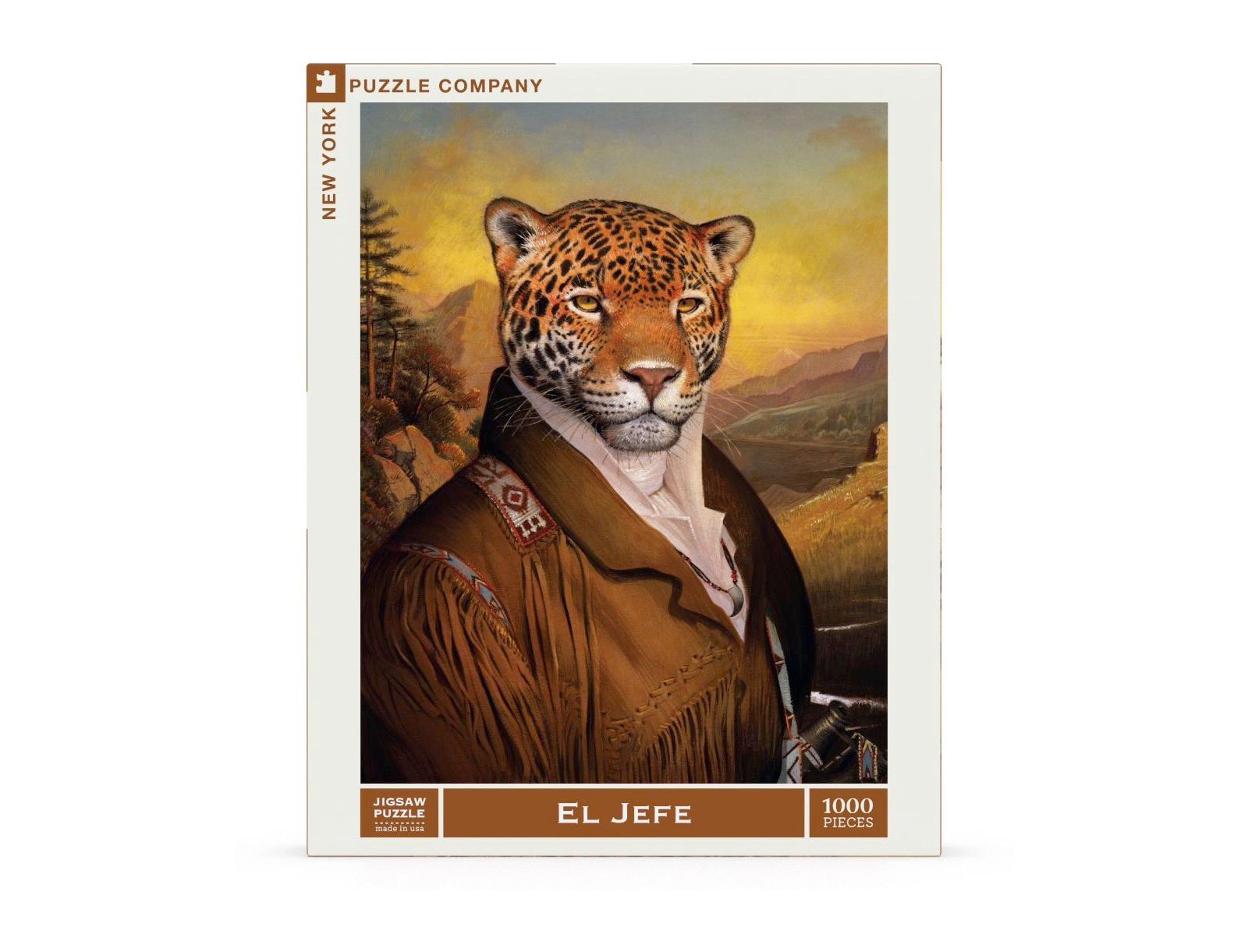 New York Puzzle Company El Jefe 1000-Piece Puzzle, Ages 14+
