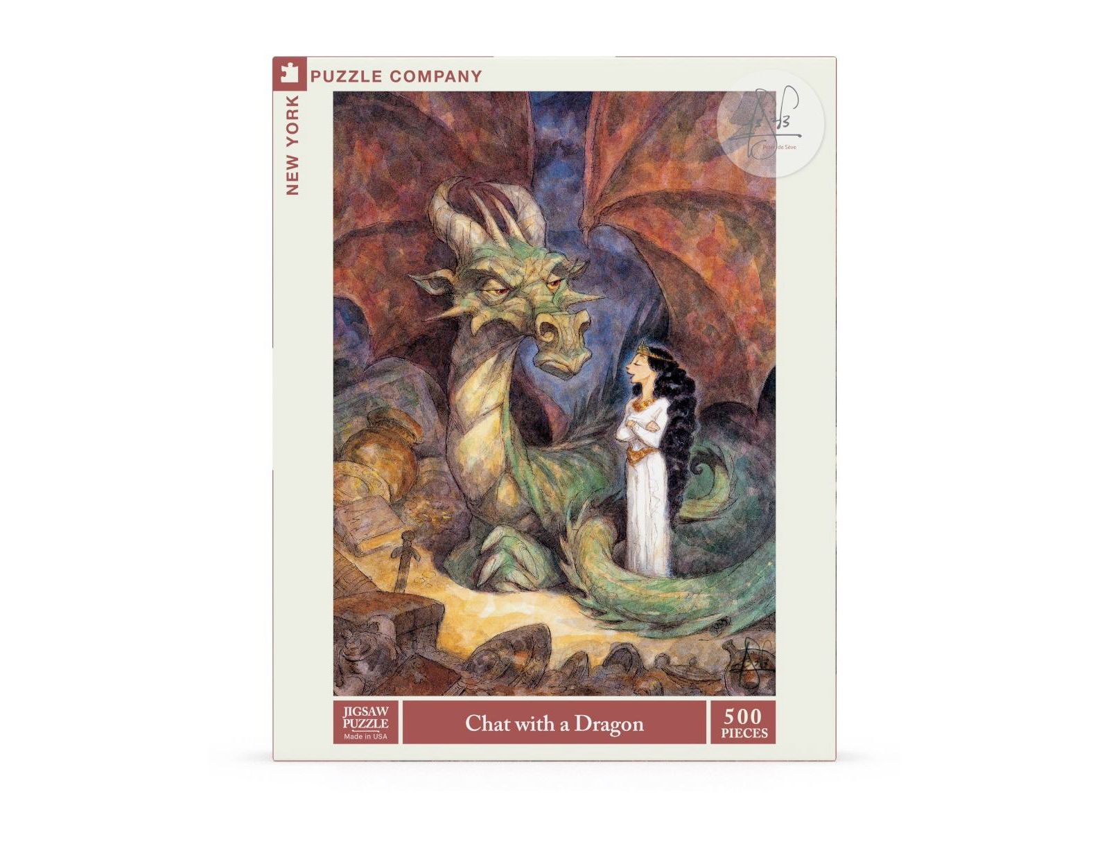 Пазл New York Puzzle Company Chat with a Dragon 500 Piece