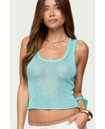 Женский трикотажный топ Edikted Women's Eleora Sequin Knit