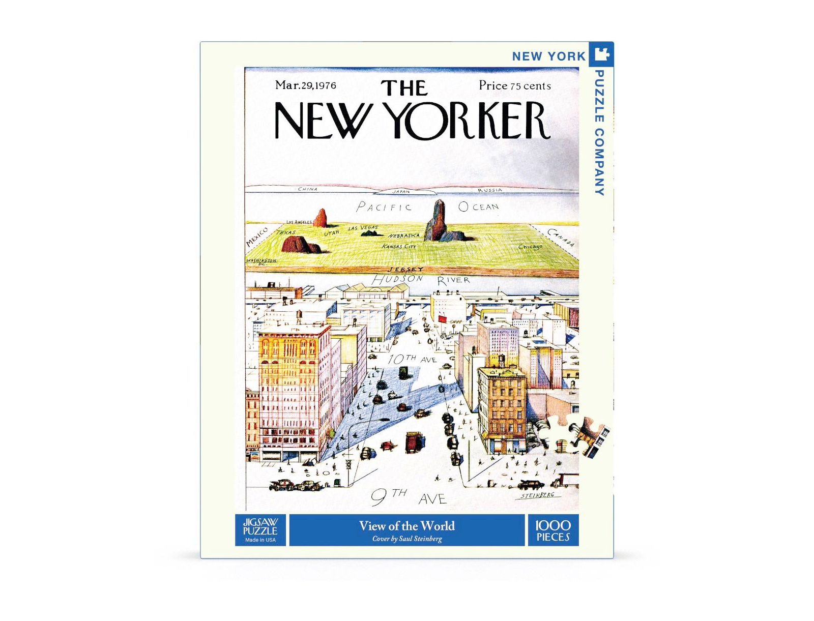 Пазл New York Puzzle Company View of the World, 1000 деталей