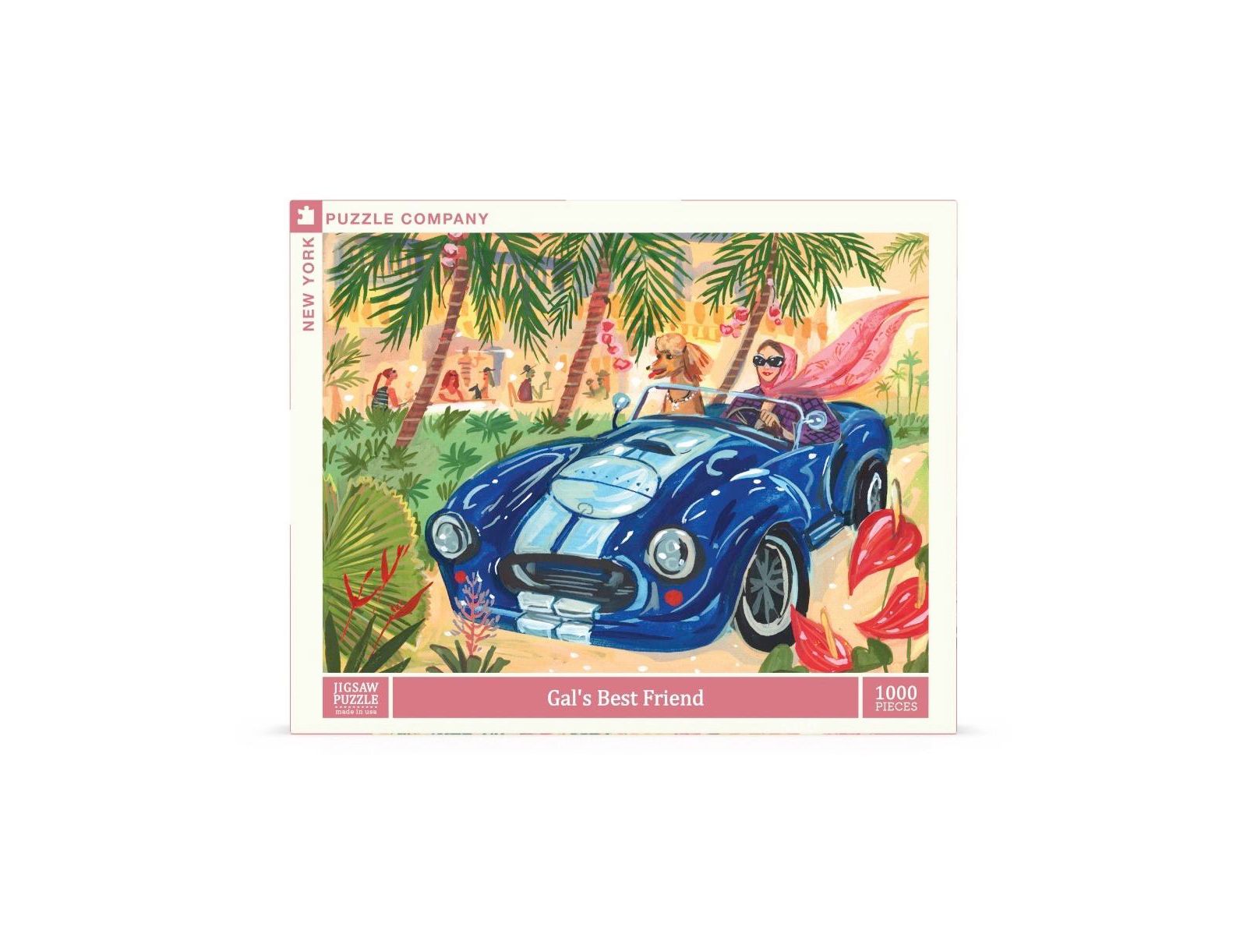 New York Puzzle Company Gal's Best Friend 1000 Piece Jigsaw Puzzle, Ages 14+