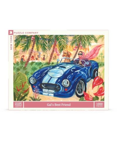 New York Puzzle Company Gal's Best Friend 1000 Piece Jigsaw Puzzle, Ages 14+