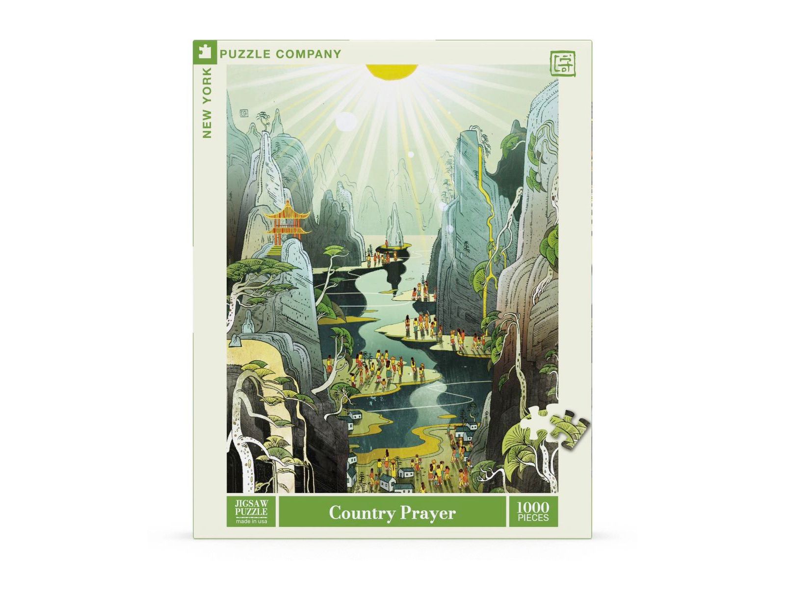 New York Puzzle Company Country Prayer 1000 Piece Puzzle, Ages 13+