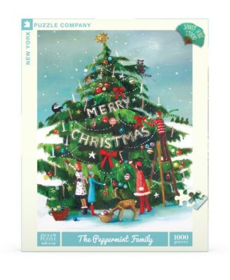 New York Puzzle Company The Peppermint Family 1000 Piece Puzzle