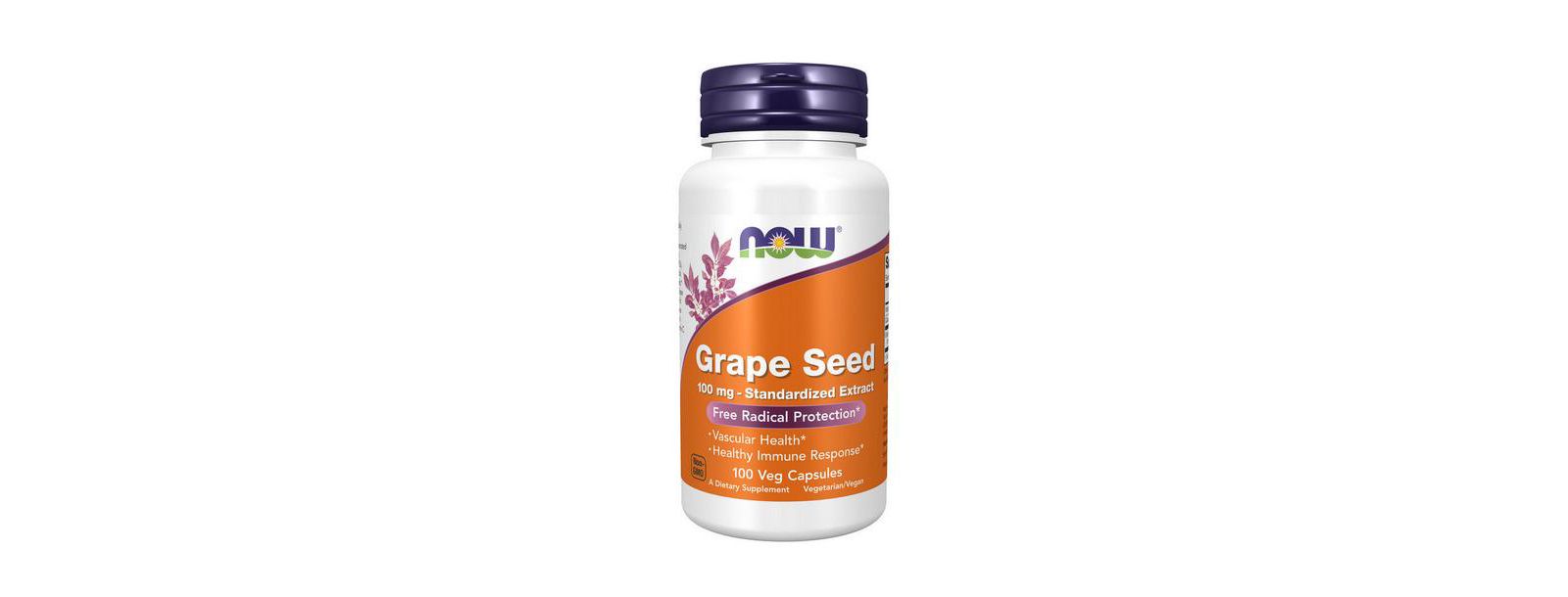 БАД Now Foods Grape Seed, 100 Caps, 100 mg