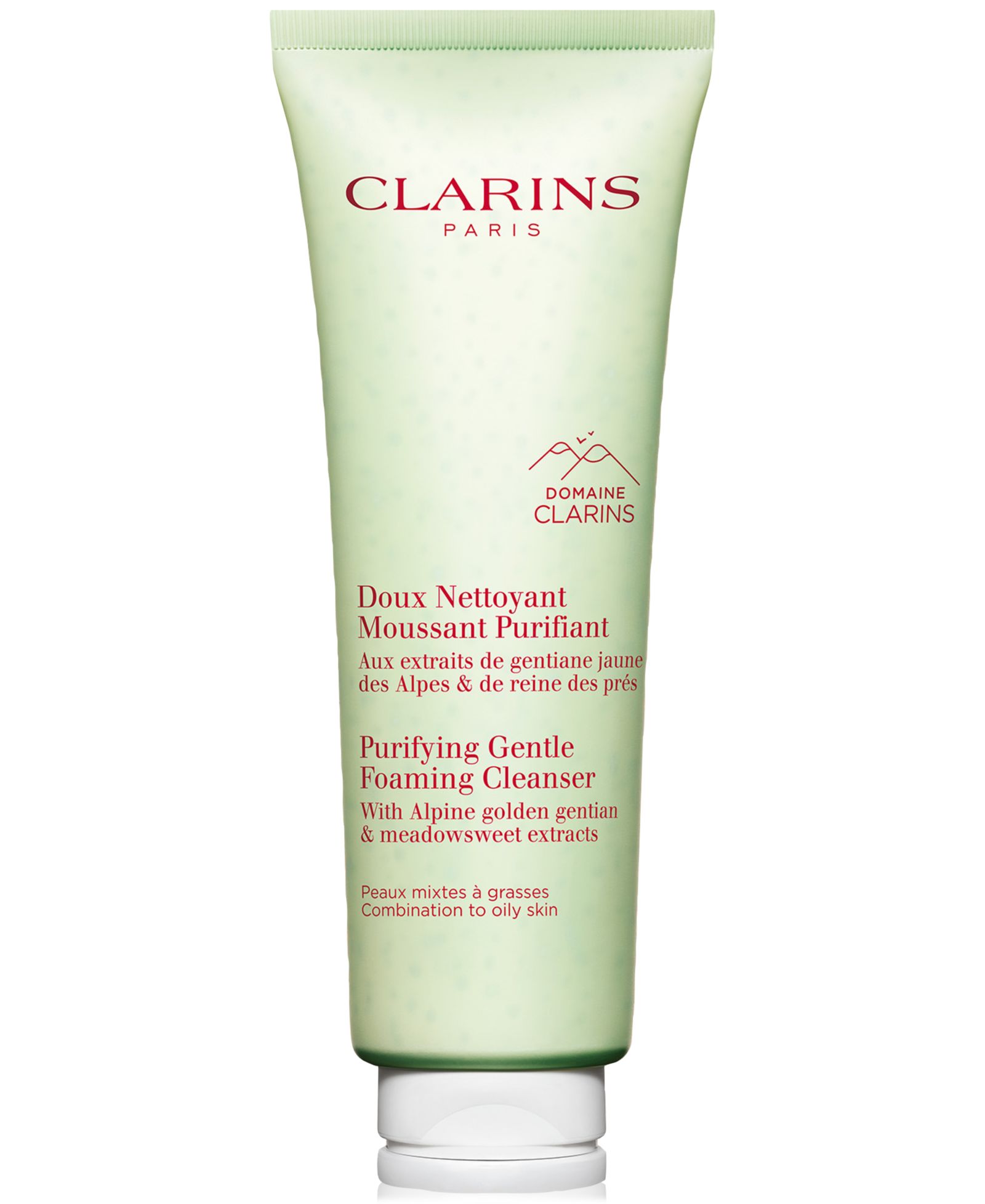 Очищающее пенное средство для лица Clarins Purifying Gentle Foaming Face Cleanser, 4.2 oz.