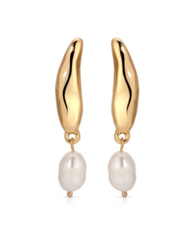 Серьги ETTIKA Liquid Luxe Cultured Pearl