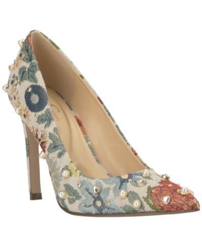 Jessica Simpson Women's Welica Embellished Pointed-Toe Pumps