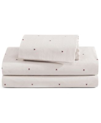 Комплект постельного белья Tommy Hilfiger Ithaca Flag Stripe Cotton Percale, 3-Piece Set, Twin XL