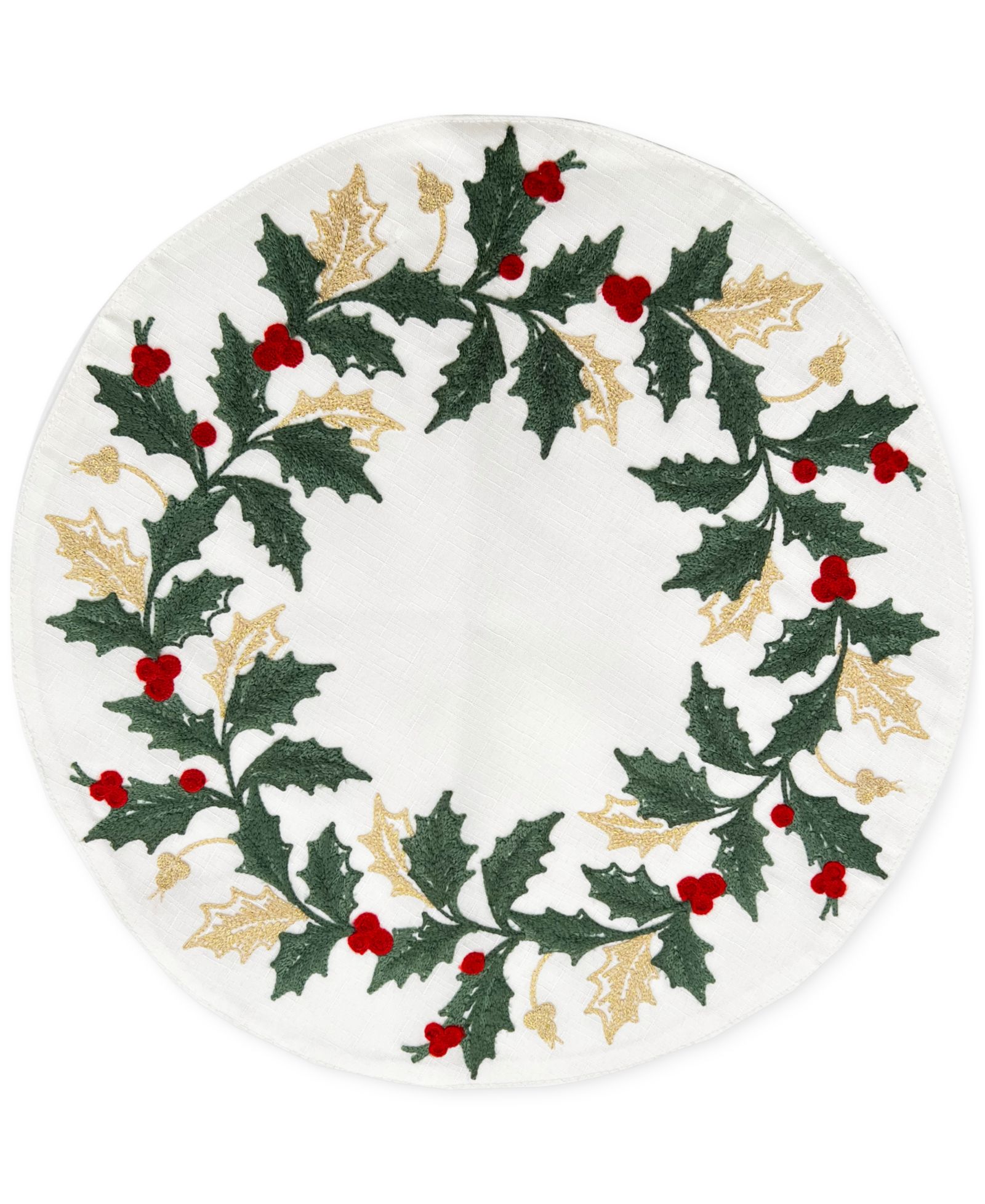 Lenox Holiday Embroidered Placemat, 16"